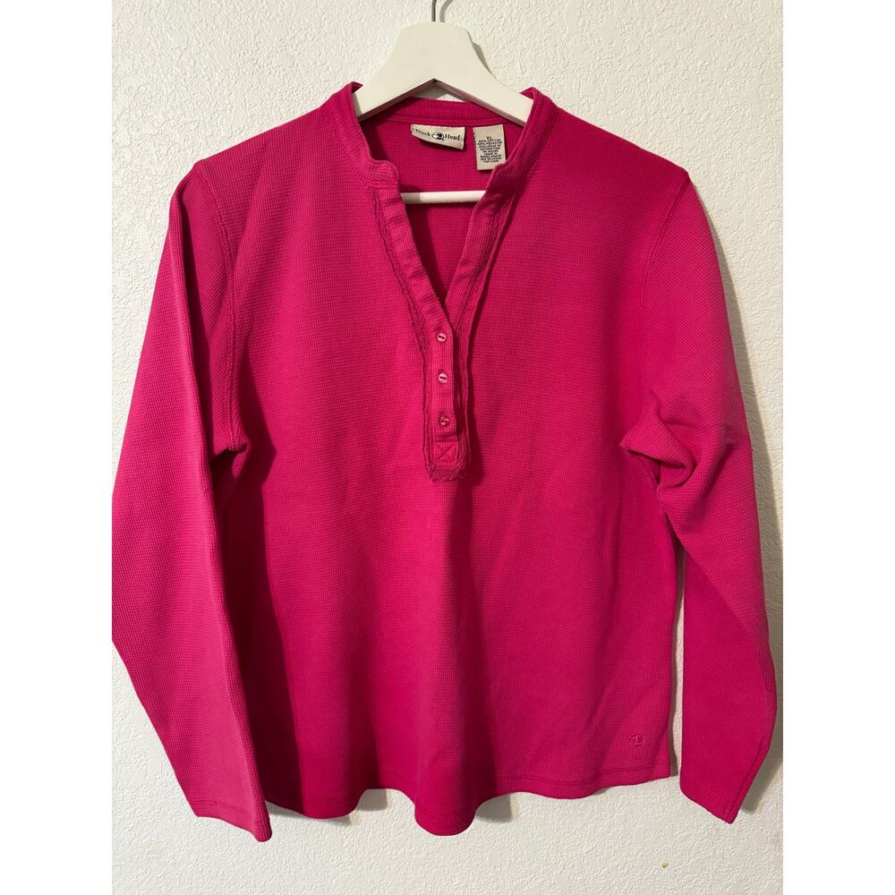 Duck Head Women's Blouse Size XL Pink